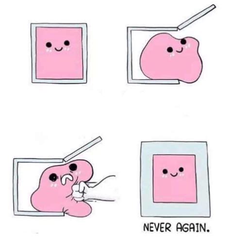 never again meme