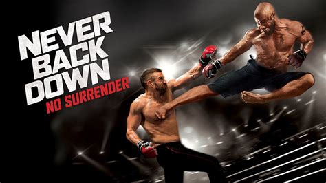 never back down: no surrender
