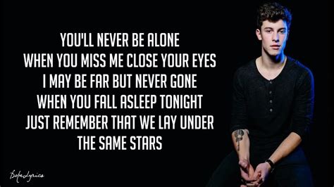 never be alone lyrics