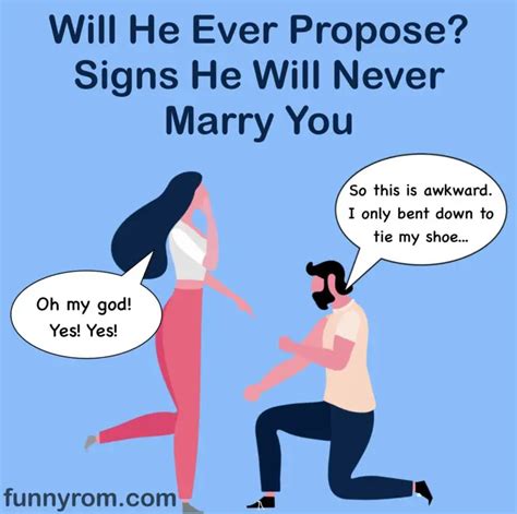 never dated but he proposed