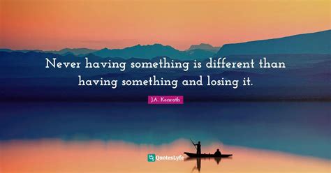 never having