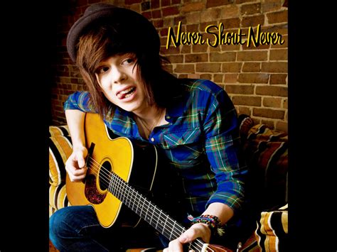 never shout never