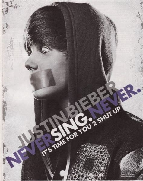 never sing never