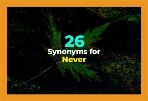 never synonym