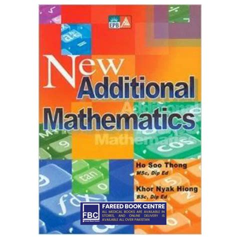 New Additional Mathematics Solution Ho Soo Thong