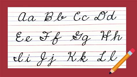 New American Cursive Writing A To Z Small A To Z In Cursive Writing - A To Z In Cursive Writing