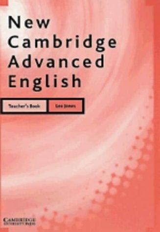 new cambridge advanced english teachers book