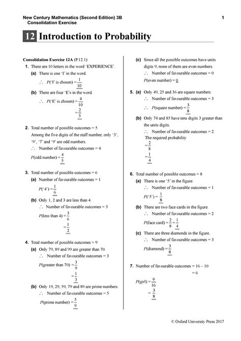 new century mathematics 3b answer