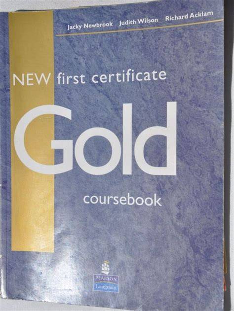 new first certificate gold coursebook answers key