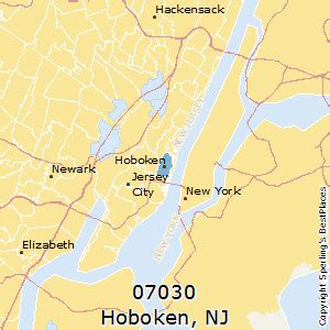 new jersey hoboken zip code