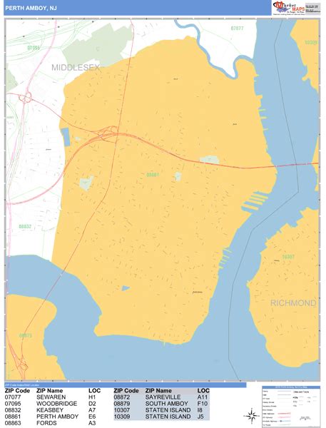 new jersey perth amboy zip code