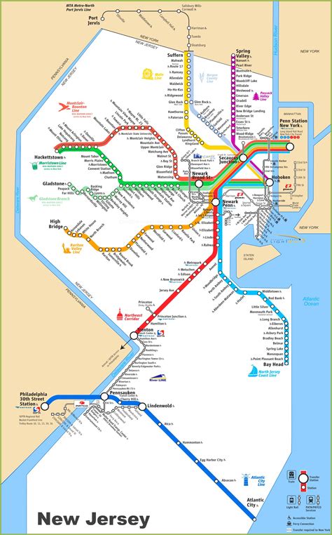 new jersey train stations map
