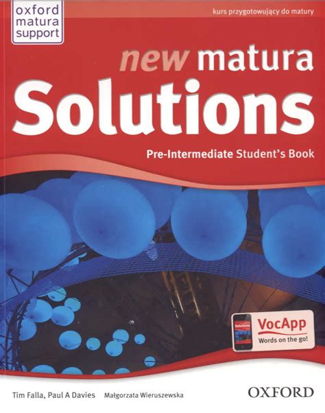 new matura solutions pre intermediate unit 3