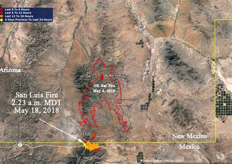 new mexico fire map