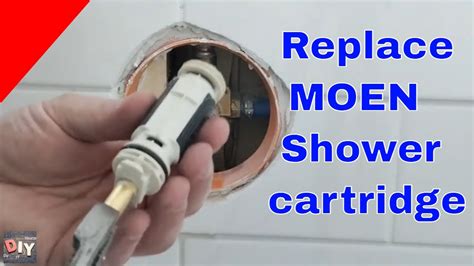 new moen shower cartridge leaks