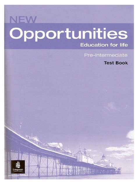 New Opportunities Pre Intermediate Test