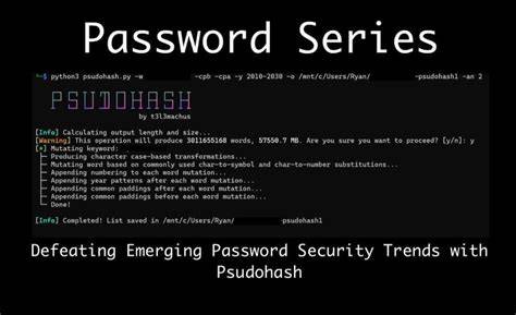 new password series