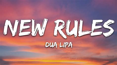 New Rules Lyrics