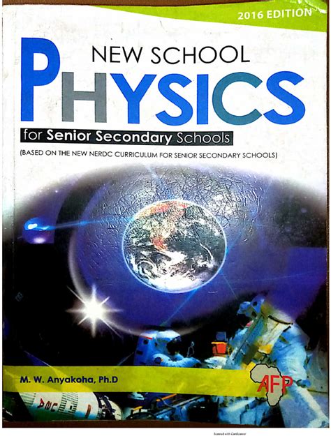 New School Physics For Senior Secondary Schools