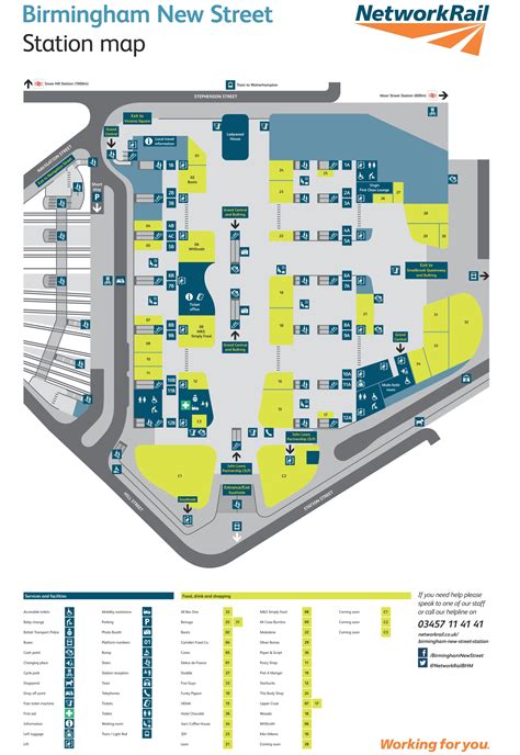 New Street Station Map