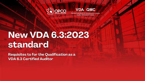 New Vda 6 3 Qualification For Rocess Auditor 3rd