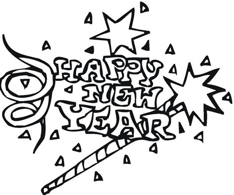 New Year Coloring Pages Superstar Worksheets New Year Color Sheet - New Year Color Sheet