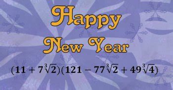 New Year Number Ask Professor Puzzler New Years Math - New Years Math