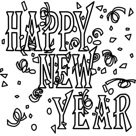 New Years Coloring Pages The Best Ideas For New Years Color Sheet - New Years Color Sheet