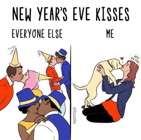 new years eve kiss memes
