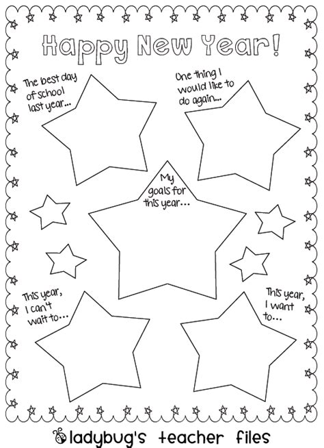 New Yearu0027s Worksheets For The Classroom K12reader New Year S Worksheet - New Year's Worksheet