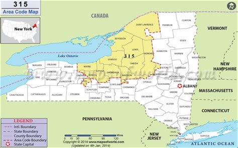 new york 315 area code