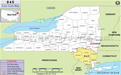 new york 845 area code