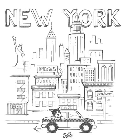 New York City Coloring Book New York City Coloring Pages - New York City Coloring Pages