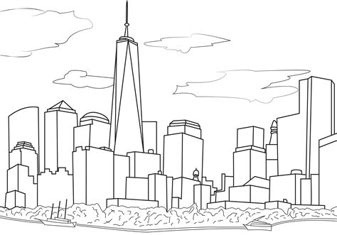 New York City Coloring Book Pages New York City Coloring Pages - New York City Coloring Pages