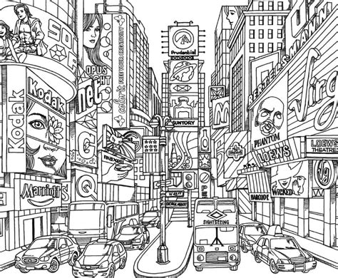 New York Coloring Pages Coloringlib New York Coloring Page - New York Coloring Page