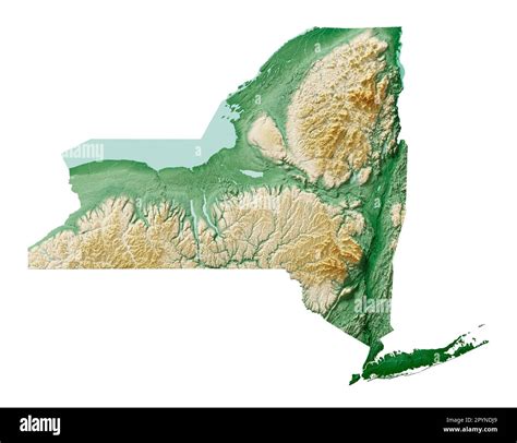 new york map state
