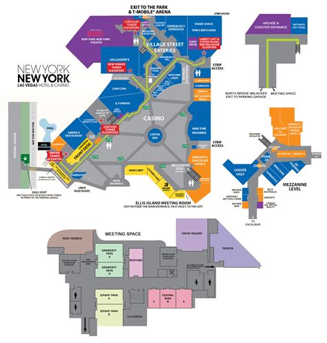 new york new york casino floor map