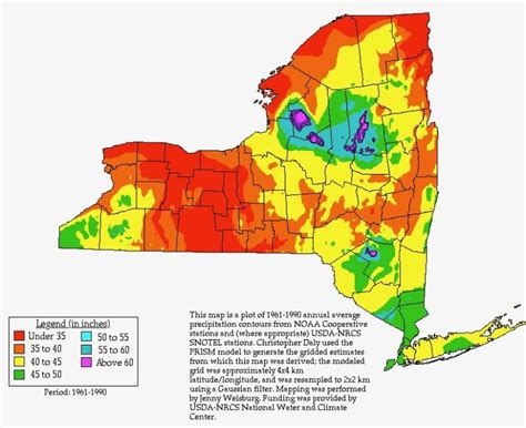new york rainfall