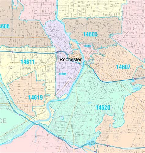 new york rochester zip code