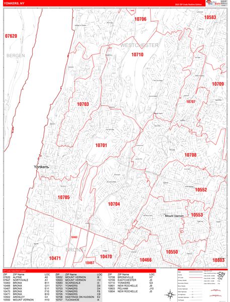 new york yonkers zip code