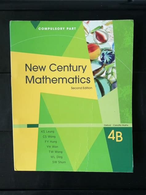 Read Online New Century Mathematics 4B Solution 