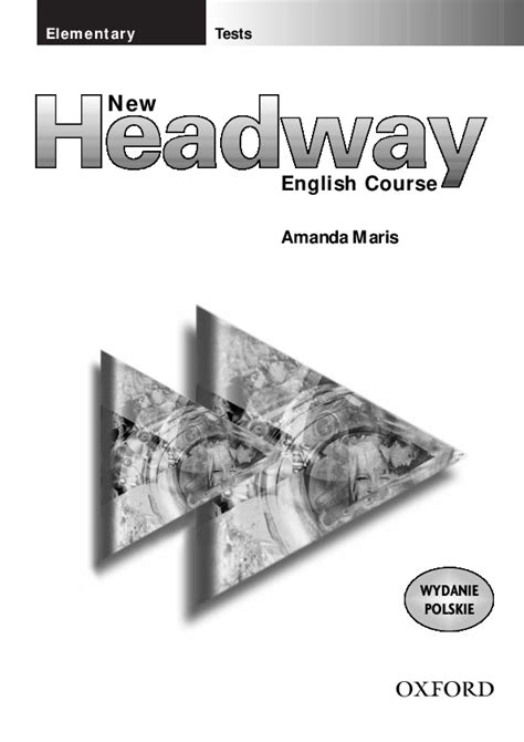 Read Online New Headway Elementary The First Edition Tests 