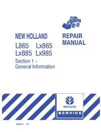 Download New Holland Lx865 Service Manual File Type Pdf 