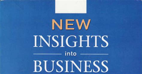 Read Online New Insights Into Business Workbook With Key Pdf 