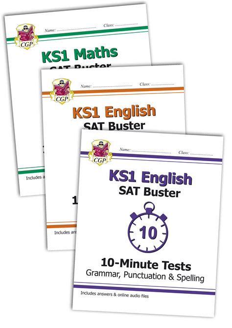 Download New Ks1 English Sat Buster 10 Minute Tests Grammar Punctuation Spelling For The 2018 Tests Cgp Ks1 English Sats 