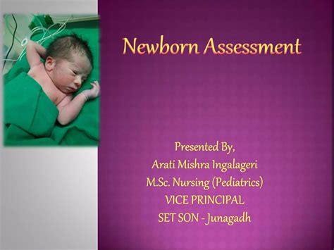 Newborn Assessment Ppt