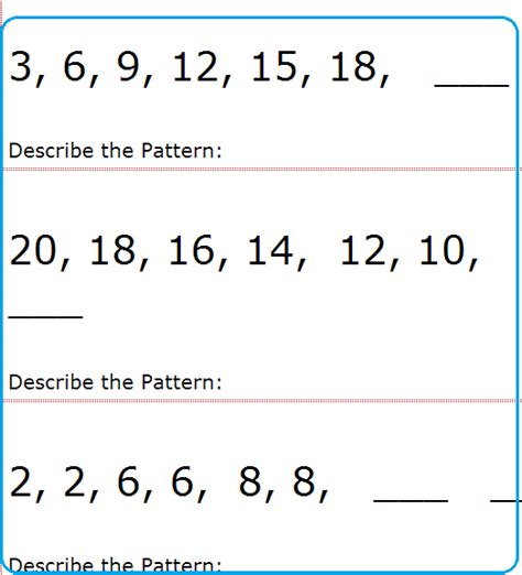 Newest Number Patterns Questions Wyzant Ask An Expert Number Patterns Year 1 - Number Patterns Year 1