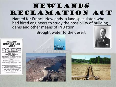 newlands reclamation act quizlet