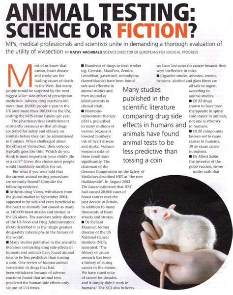 Full Download Newspaper Articles On Animal Testing 