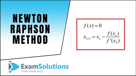 Newton Raphson Method Formula